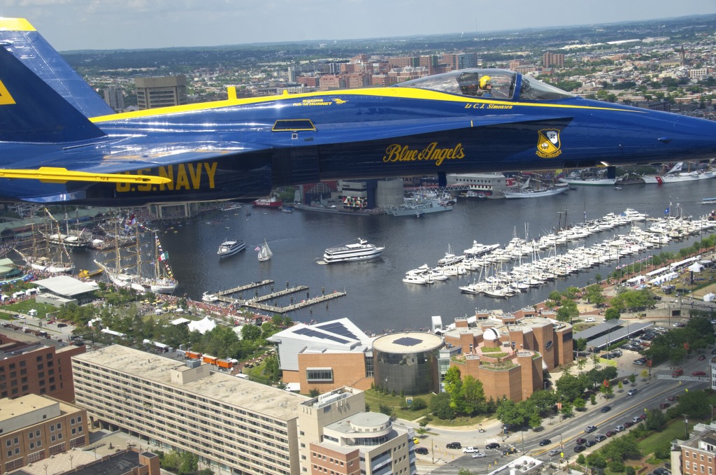 Blue Angels, Baltimore Fleet Week jigsaw puzzle in Aviation puzzles on TheJigsawPuzzles.com
