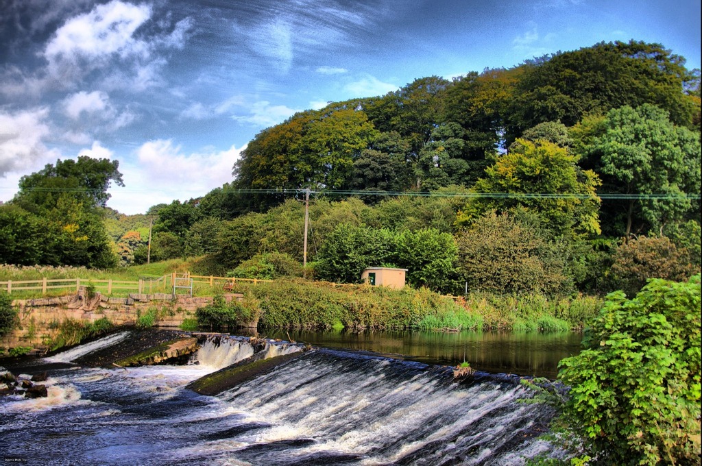 Marple Dale, England jigsaw puzzle in Waterfalls puzzles on TheJigsawPuzzles.com