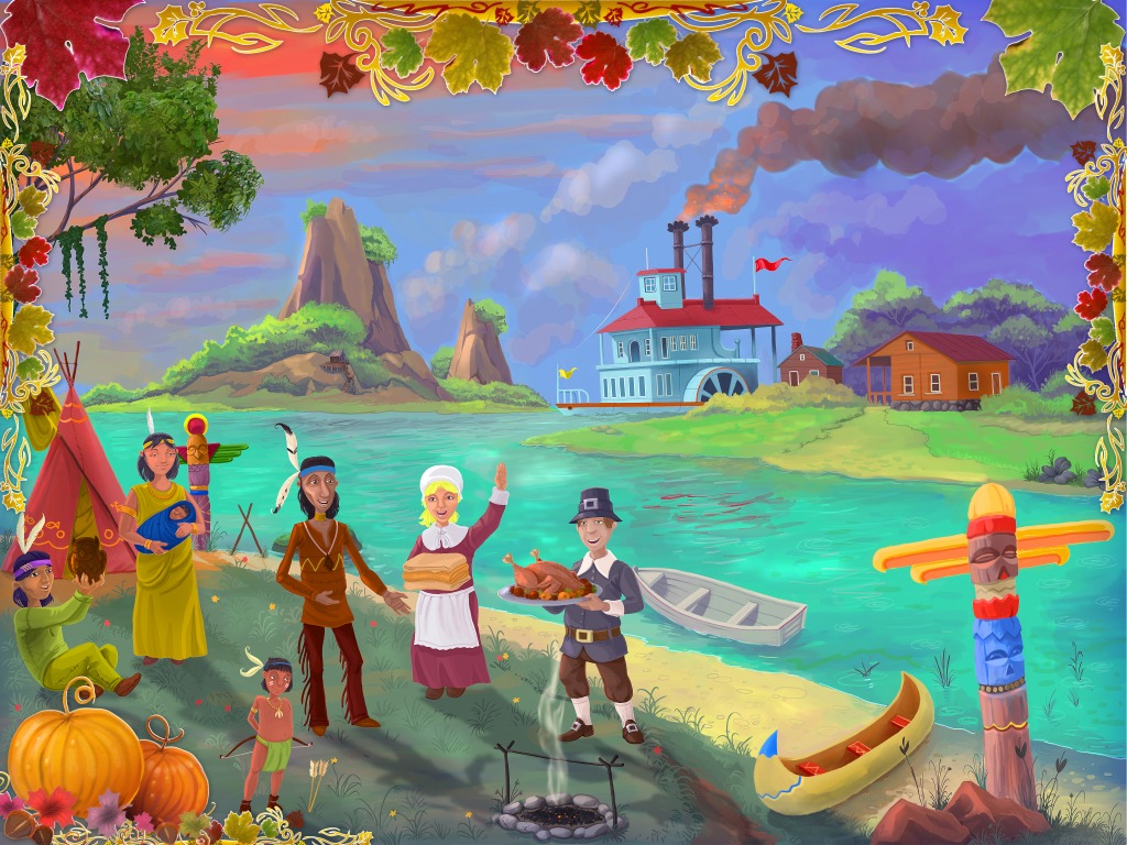 Happy Thanksgiving! jigsaw puzzle in Puzzle of the Day puzzles on TheJigsawPuzzles.com