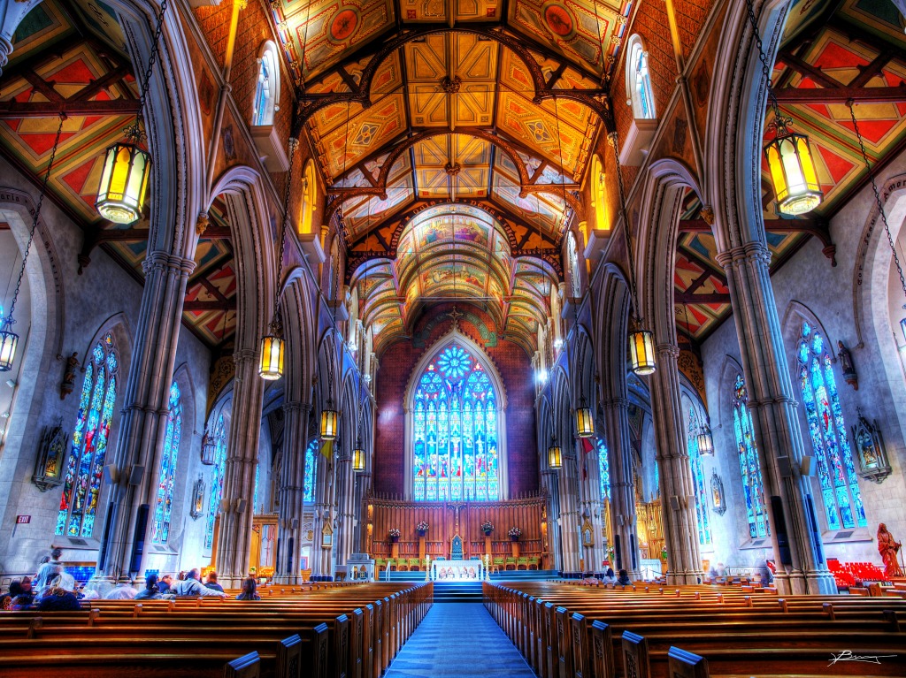St Michael Kathedrale, Toronto jigsaw puzzle in Puzzle des Tages puzzles on TheJigsawPuzzles.com
