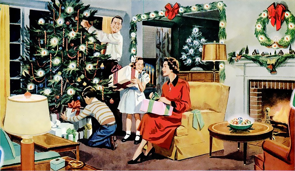 Frohe Feiertage in Ihrem Haus jigsaw puzzle in Weihnachten & Neujahr puzzles on TheJigsawPuzzles.com