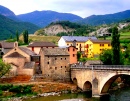 Bridge in Fiscal, Spanish Pyrenees