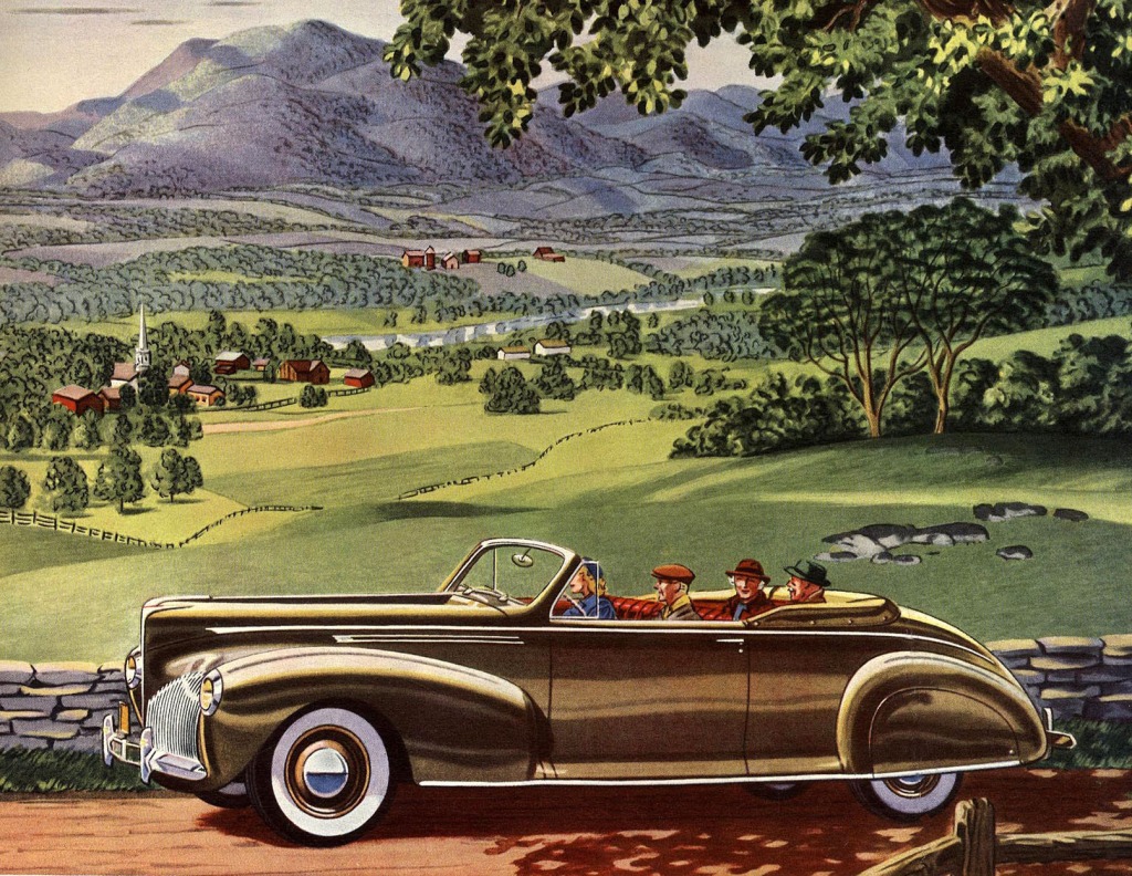 Lincoln Zephyr Anzeige jigsaw puzzle in Autos & Motorräder puzzles on TheJigsawPuzzles.com