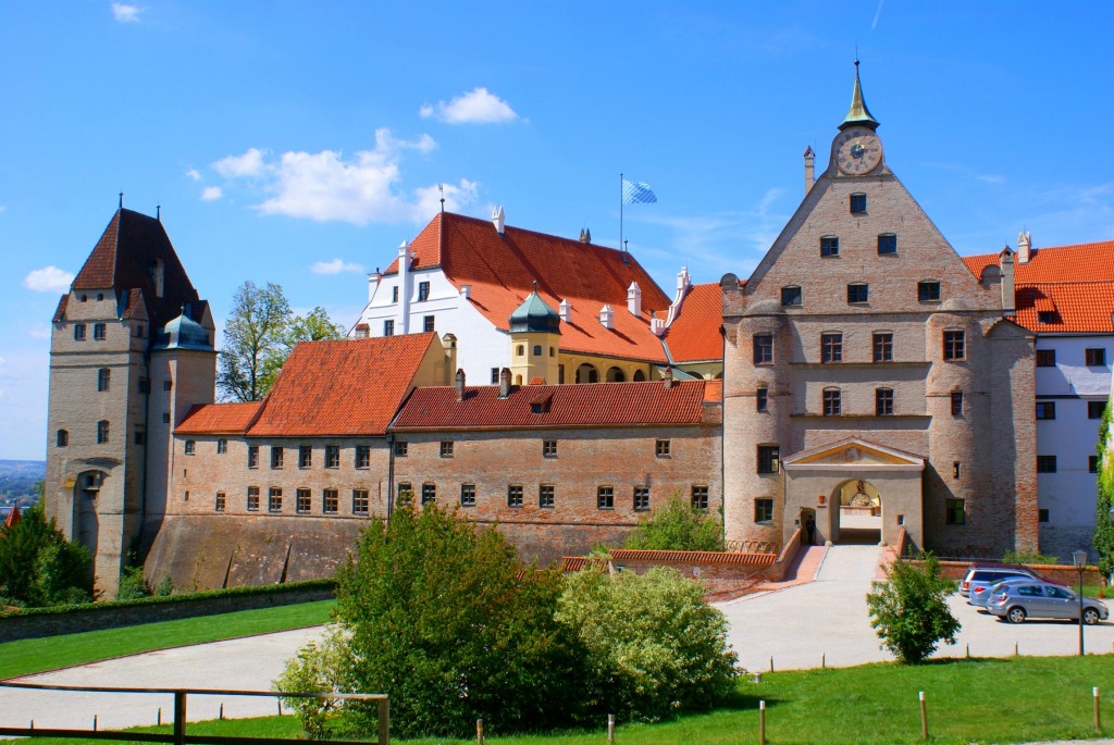 Burg Trausnitz, Landshut, Alemanha jigsaw puzzle in Castelos puzzles on TheJigsawPuzzles.com