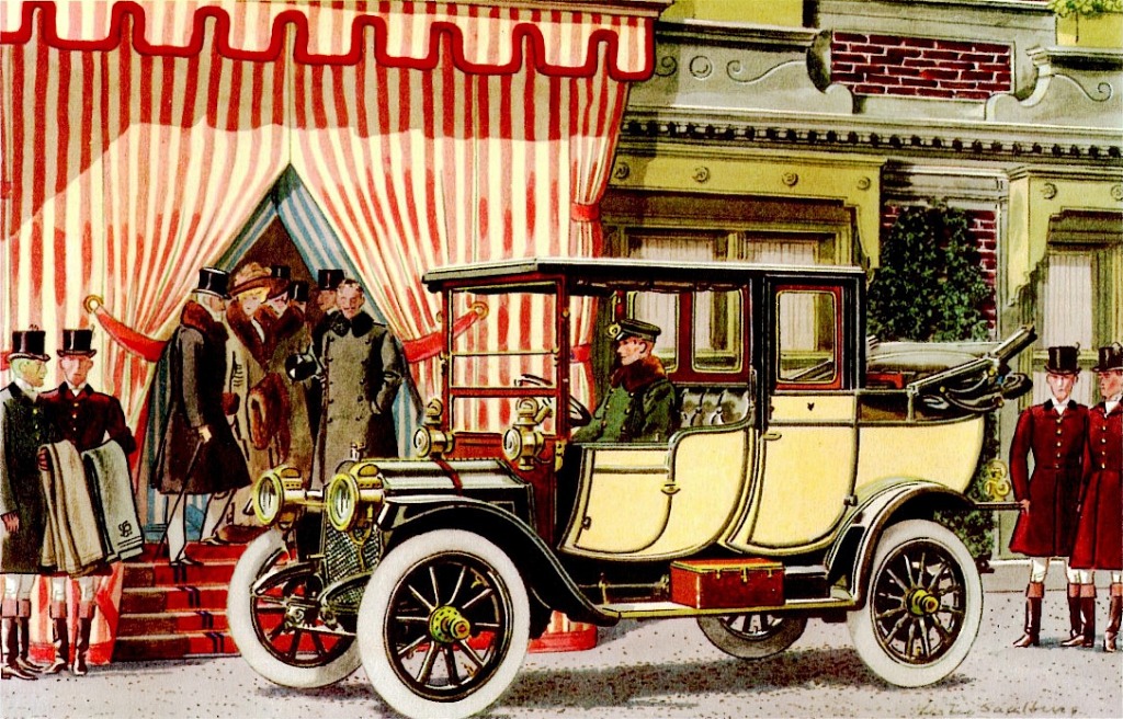 1912 Автомобили Packard Landaulet jigsaw puzzle in Автомобили и Мотоциклы puzzles on TheJigsawPuzzles.com