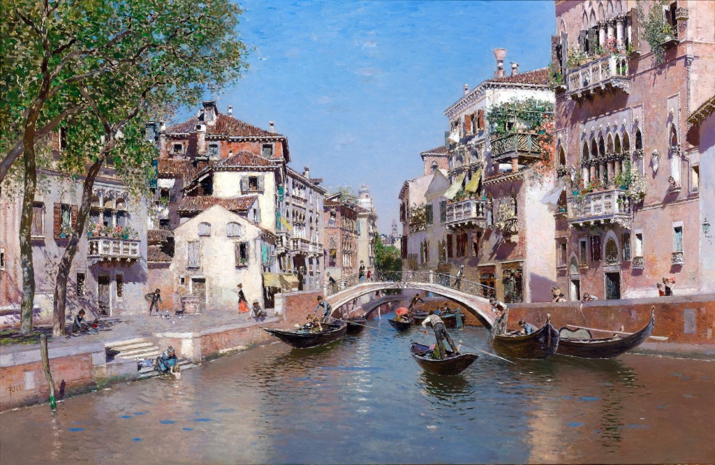 Rio San Trovaso, Venise jigsaw puzzle in Chefs d'oeuvres puzzles on TheJigsawPuzzles.com