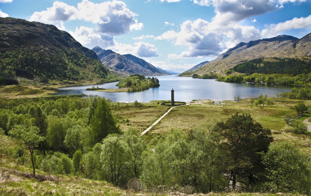 Scottish Highlands jigsaw puzzle in Puzzle of the Day puzzles on TheJigsawPuzzles.com