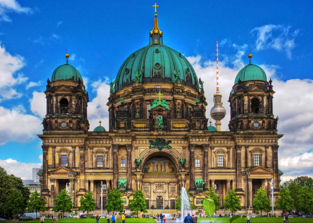 Berliner Dom jigsaw puzzle in Puzzle of the Day puzzles on TheJigsawPuzzles.com