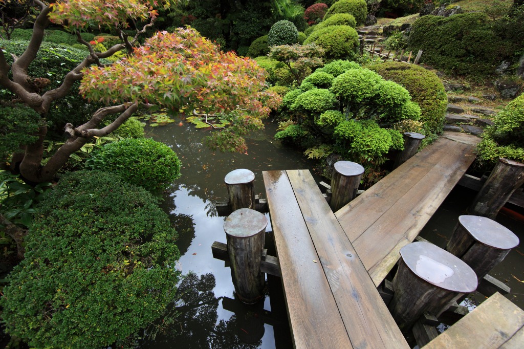 Japanese Garden jigsaw puzzle in Puzzle of the Day puzzles on TheJigsawPuzzles.com