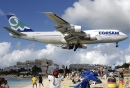 Boeing 747-300 Landing in Sint Maarten