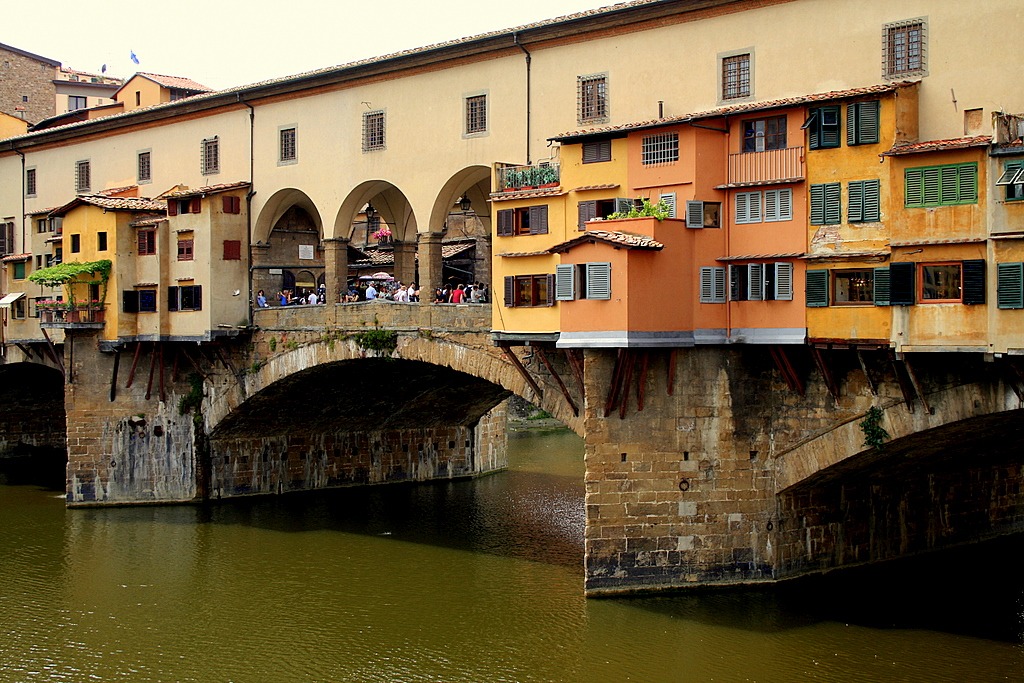 Ponte Vecchio, Florenz jigsaw puzzle in Brücken puzzles on TheJigsawPuzzles.com
