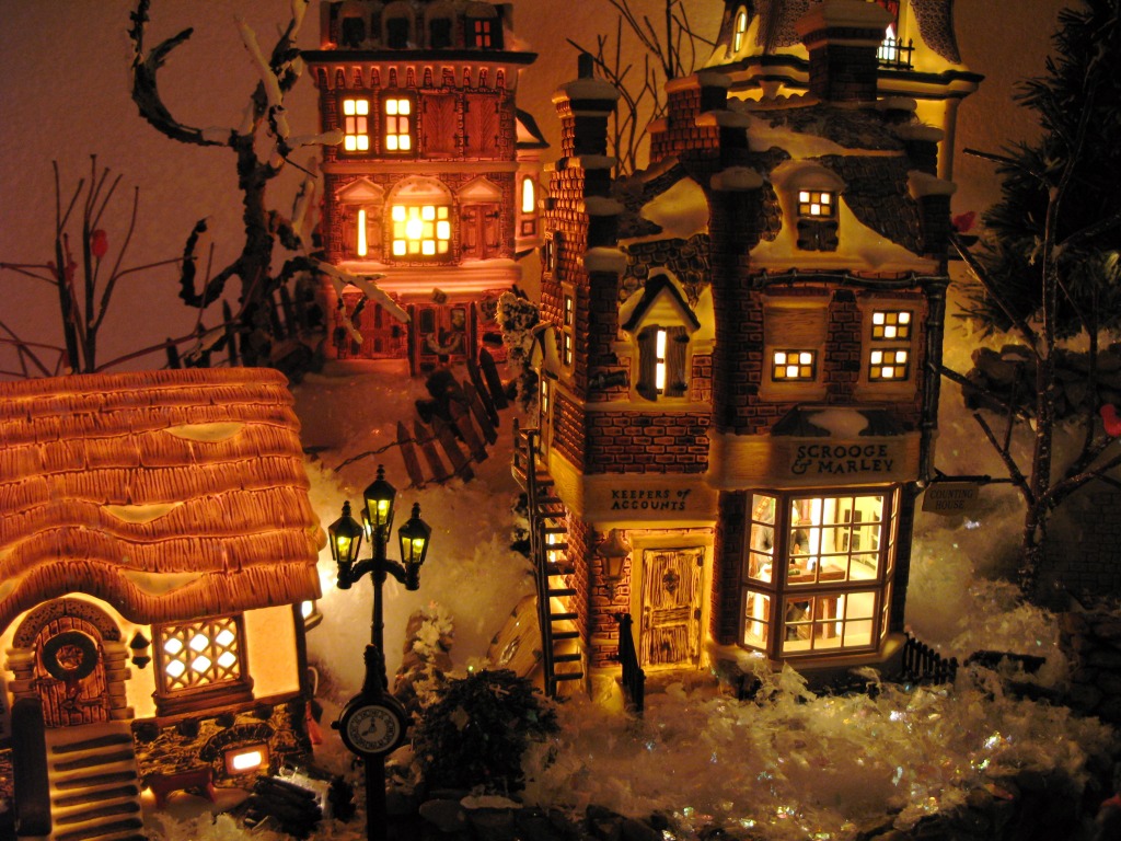 Dickens Dorf von Mary Ellen Page jigsaw puzzle in Weihnachten & Neujahr puzzles on TheJigsawPuzzles.com