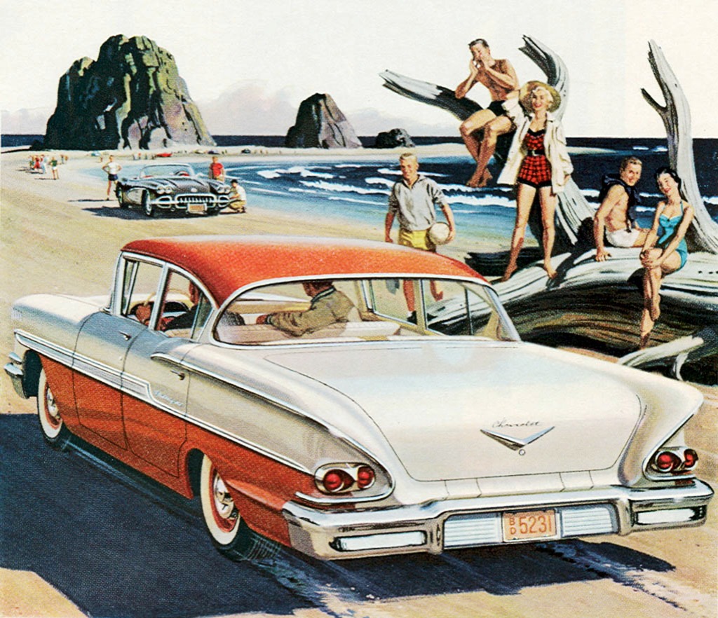 1958 Chevrolet jigsaw puzzle in Cars & Bikes puzzles on TheJigsawPuzzles.com