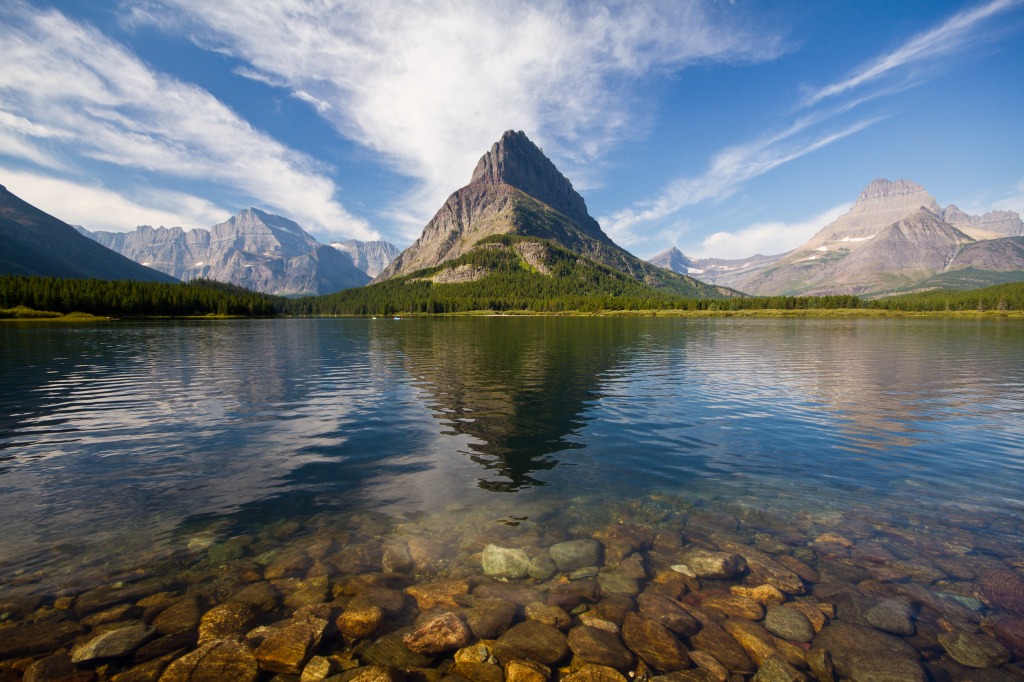 Grinnell Point, Glacier National Park jigsaw puzzle in Puzzle of the Day puzzles on TheJigsawPuzzles.com