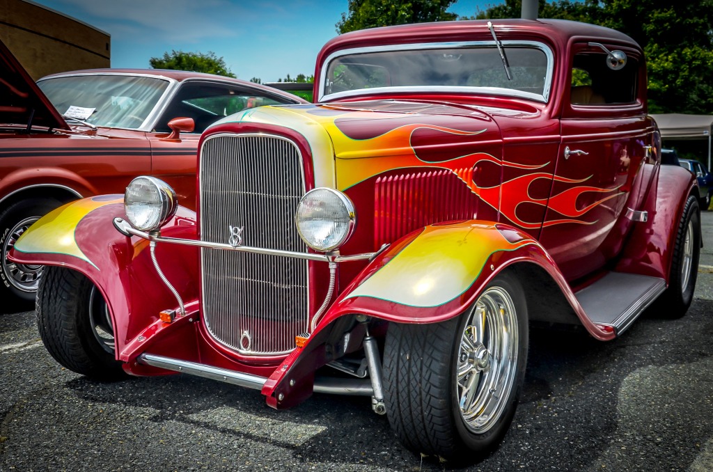 1932 Ford Coupe jigsaw puzzle in Puzzle of the Day puzzles on TheJigsawPuzzles.com