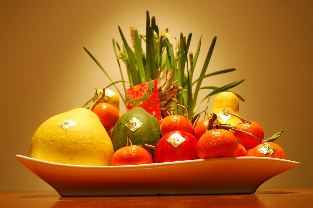 Decorative Table Display jigsaw puzzle in Fruits & Veggies puzzles on TheJigsawPuzzles.com