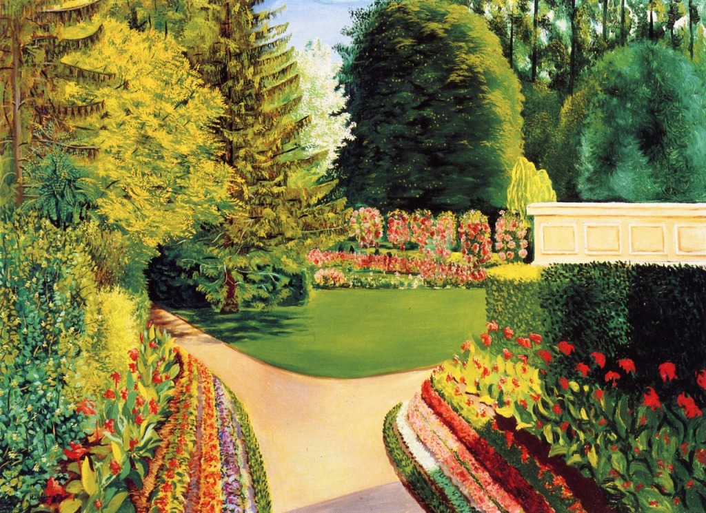 The Parc of Chateau de Gressy jigsaw puzzle in Flowers puzzles on TheJigsawPuzzles.com