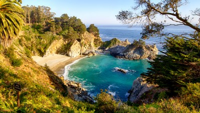 McWay Falls, Big Sur, California jigsaw puzzle in Waterfalls puzzles on ...