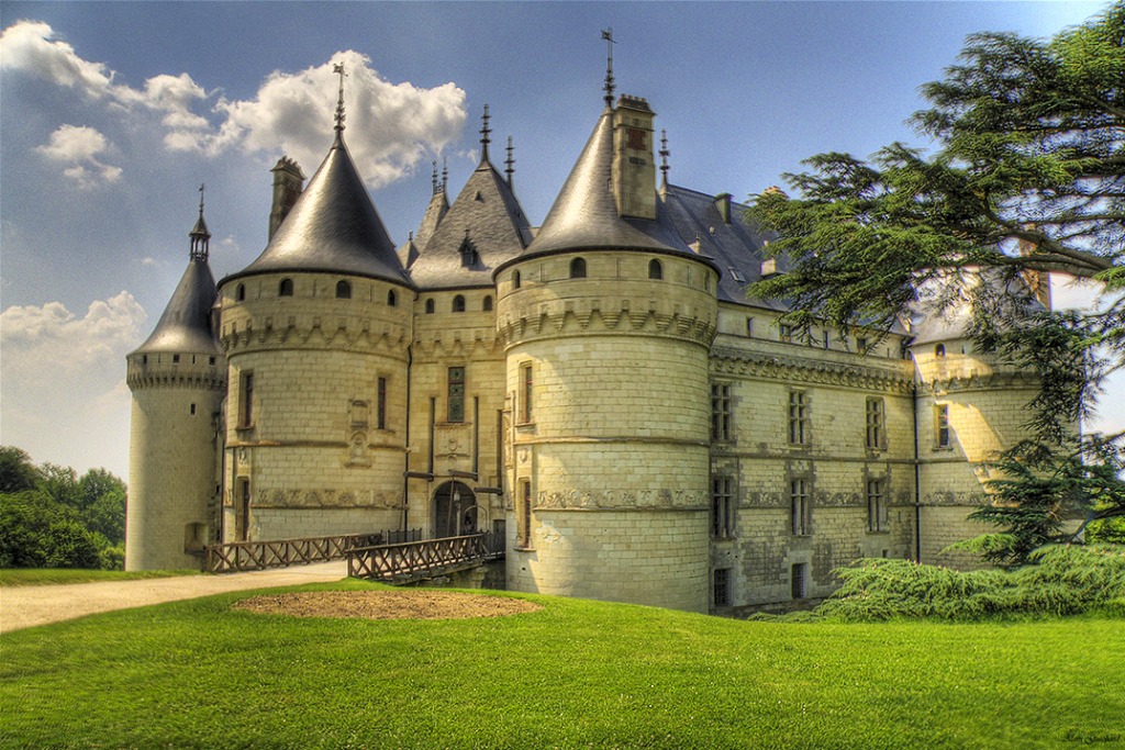 Schloss Chaumont, Loire, Frankreich jigsaw puzzle in Schlösser puzzles on TheJigsawPuzzles.com