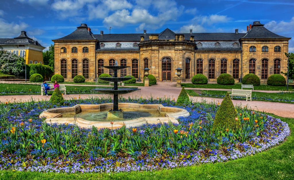 Orchard House in Gotha, Germany jigsaw puzzle in Flowers puzzles on TheJigsawPuzzles.com