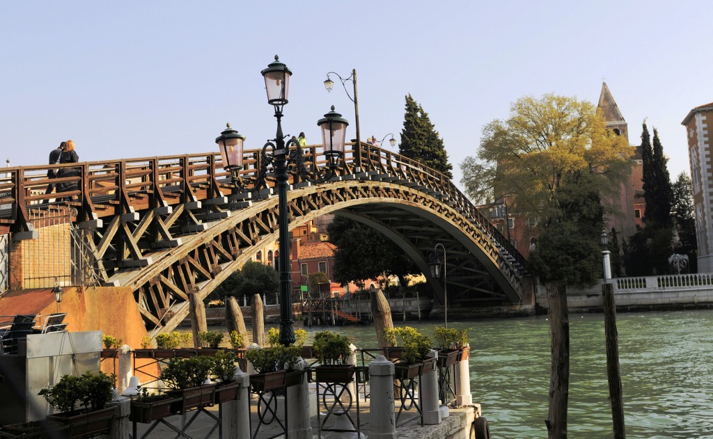 Pont Accademia, Venise, Italie jigsaw puzzle in Ponts puzzles on TheJigsawPuzzles.com