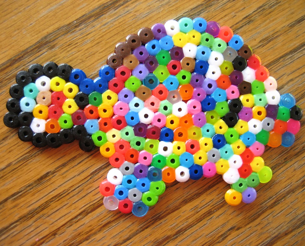 Perler Bead Colorful Turtle jigsaw puzzle in Macro puzzles on TheJigsawPuzzles.com