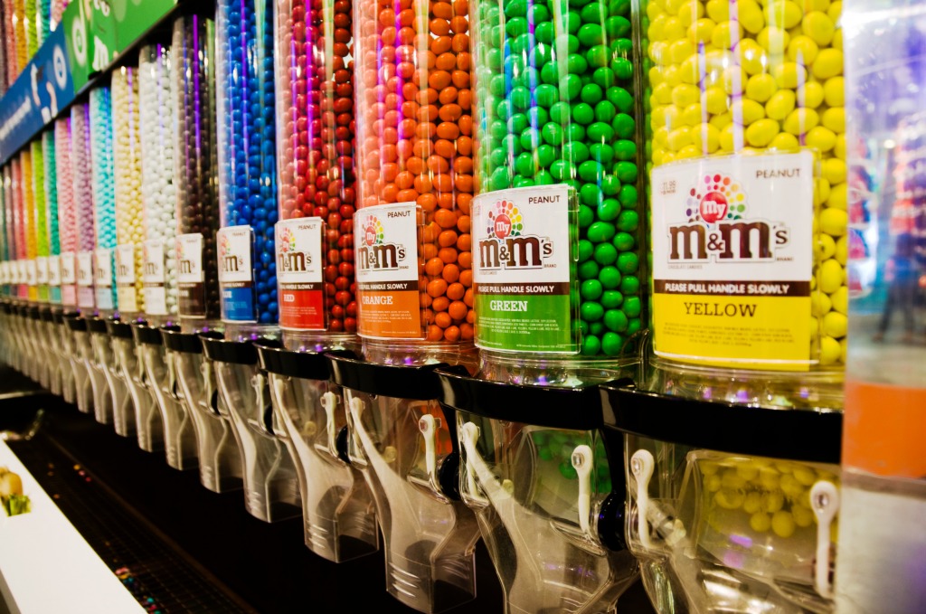 M&M's Frenzy jigsaw puzzle in Food & Bakery puzzles on TheJigsawPuzzles.com