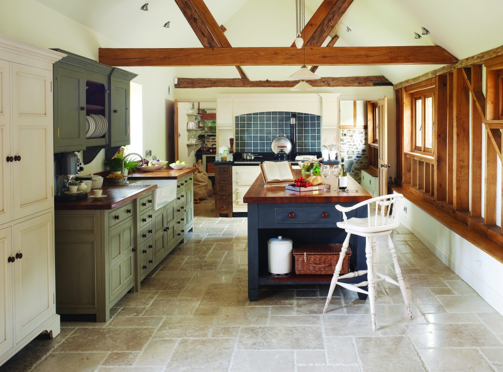 Traditional Kitchen Design jigsaw puzzle in Food & Bakery puzzles on TheJigsawPuzzles.com