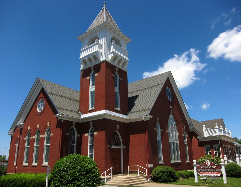 Stephens City United Methodist Church jigsaw puzzle in Street View puzzles on TheJigsawPuzzles.com
