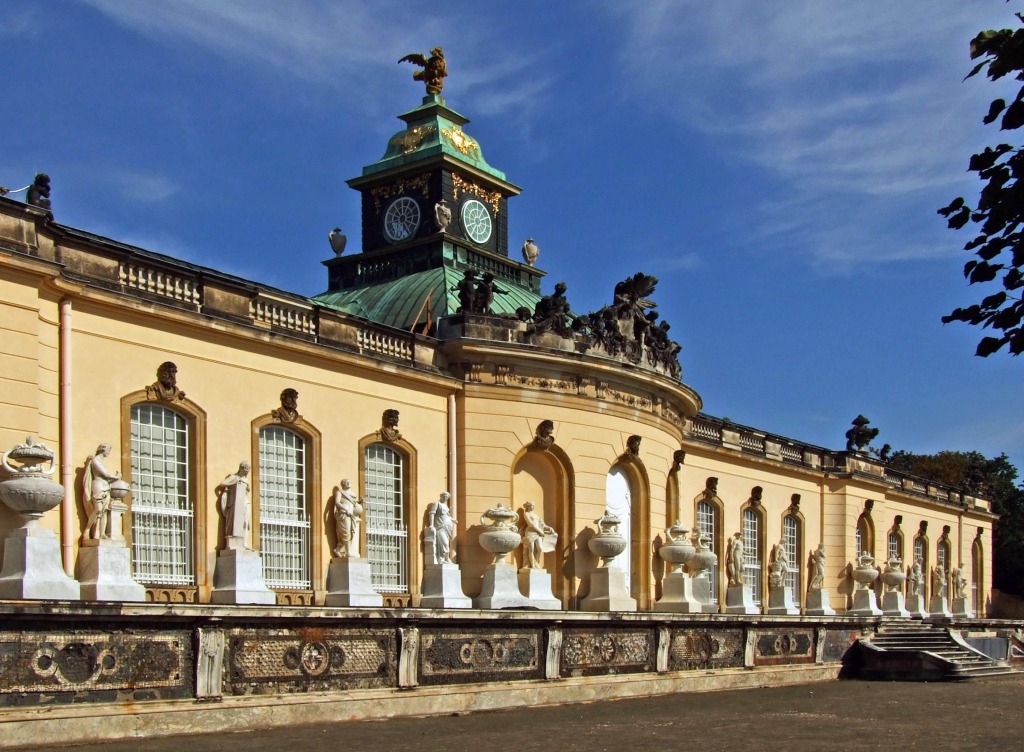 Parque do Palácio Sanssouci, Potsdam jigsaw puzzle in Castelos puzzles on TheJigsawPuzzles.com