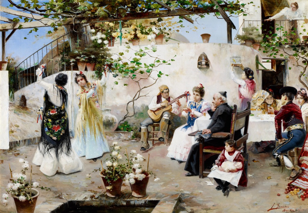 A Dance for the Priest jigsaw puzzle in Piece of Art puzzles on TheJigsawPuzzles.com