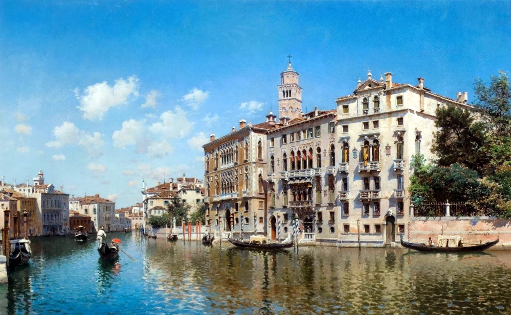 Palais Cavalli-Franchetti, Venise jigsaw puzzle in Chefs d'oeuvres puzzles on TheJigsawPuzzles.com