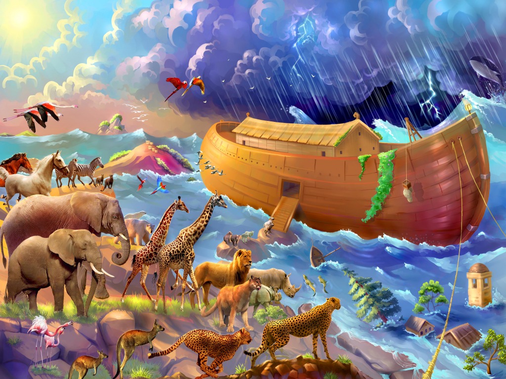 Noah's Ark jigsaw puzzle in Kids Puzzles puzzles on TheJigsawPuzzles.com