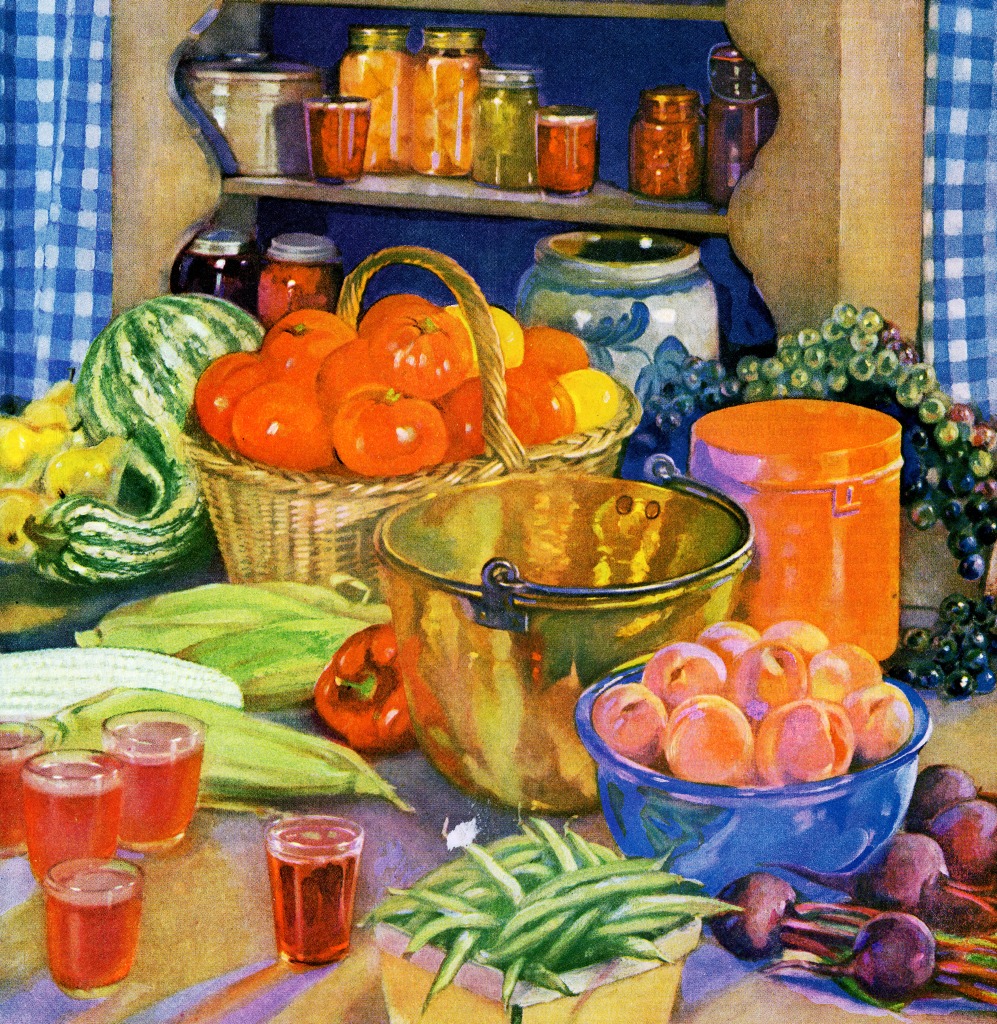 1938 Country Gentlewomen Cover jigsaw puzzle in Fruits & Veggies puzzles on TheJigsawPuzzles.com