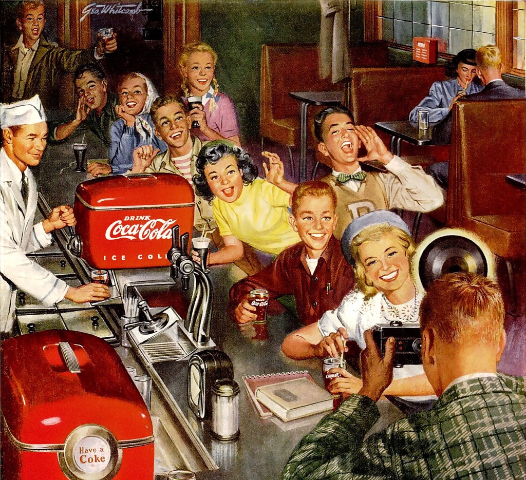 Coca-Cola. Real Refreshment jigsaw puzzle in People puzzles on TheJigsawPuzzles.com
