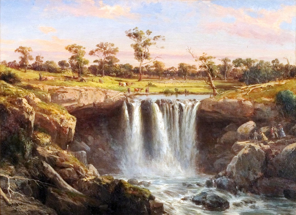 One of the Falls of the Wannon jigsaw puzzle in Waterfalls puzzles on TheJigsawPuzzles.com