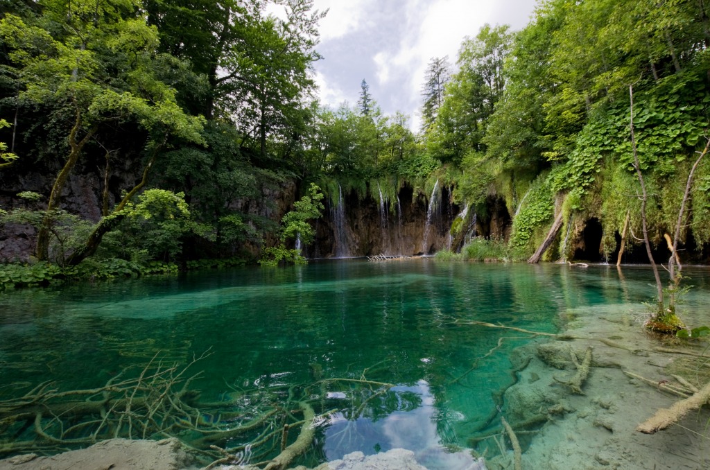 Nationalpark Plitvicer Seen, Kroatien jigsaw puzzle in Wasserfälle puzzles on TheJigsawPuzzles.com