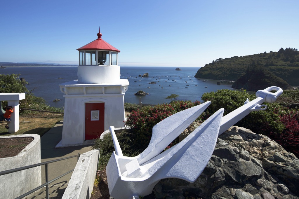 Lighthouse in Trinidad, CA jigsaw puzzle in Great Sightings puzzles on TheJigsawPuzzles.com