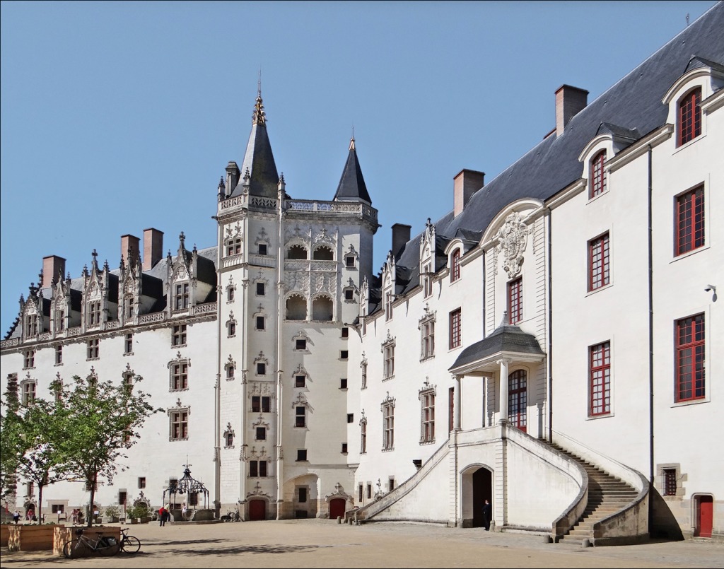 Schloss der Herzöge der Bretagne, Frankreich jigsaw puzzle in Schlösser puzzles on TheJigsawPuzzles.com