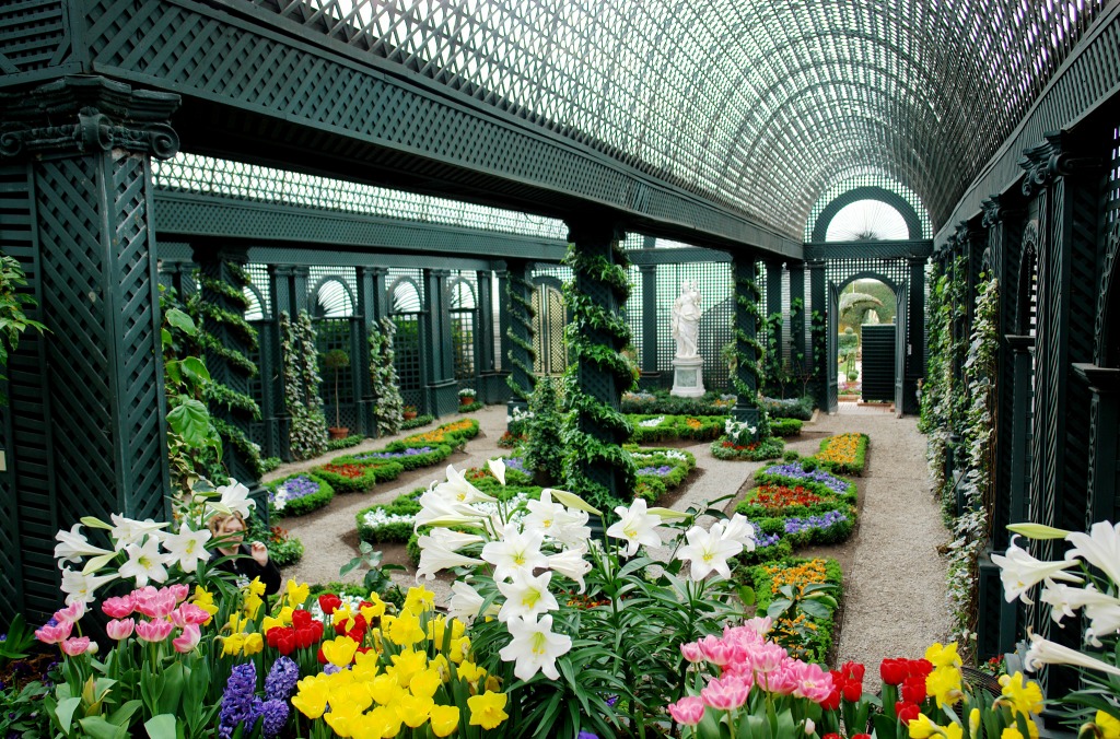 Duke Farms Indoor Gardens jigsaw puzzle in Flowers puzzles on TheJigsawPuzzles.com