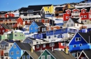 Colored Houses in Qaqortoq, Greenland