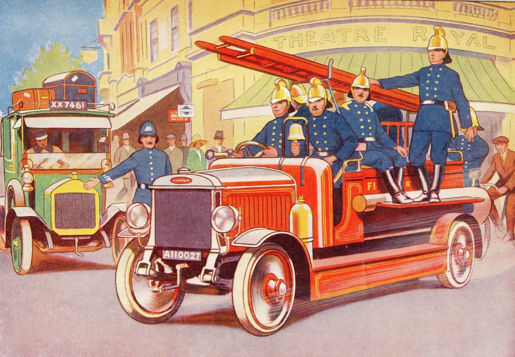 Fire Engine jigsaw puzzle in Cars & Bikes puzzles on TheJigsawPuzzles.com