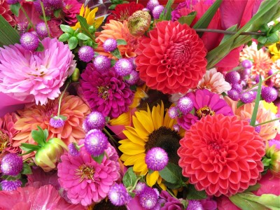 Colorful Flower Arrangement jigsaw puzzle in Flowers puzzles on ...