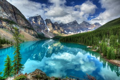 Lake Moraine, Alberta, Canada jigsaw puzzle in Great Sightings puzzles ...