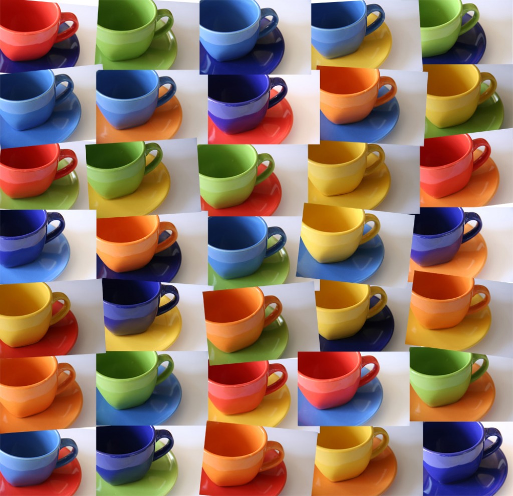 Cup Colors jigsaw puzzle in Puzzle of the Day puzzles on TheJigsawPuzzles.com