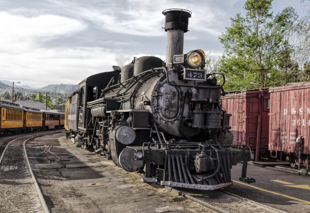 Durango Silverton Narrow Gauge Railroad jigsaw puzzle in Puzzle of the Day puzzles on TheJigsawPuzzles.com