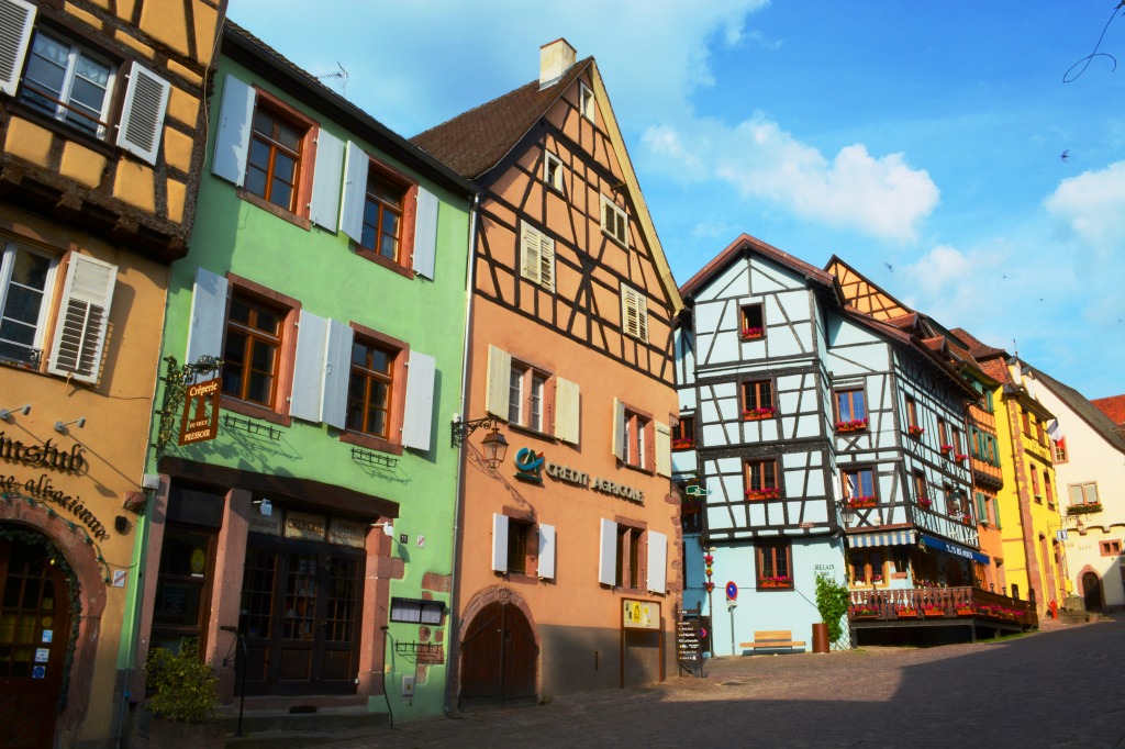 Riquewihr, Alsace, France jigsaw puzzle in Puzzle of the Day puzzles on TheJigsawPuzzles.com