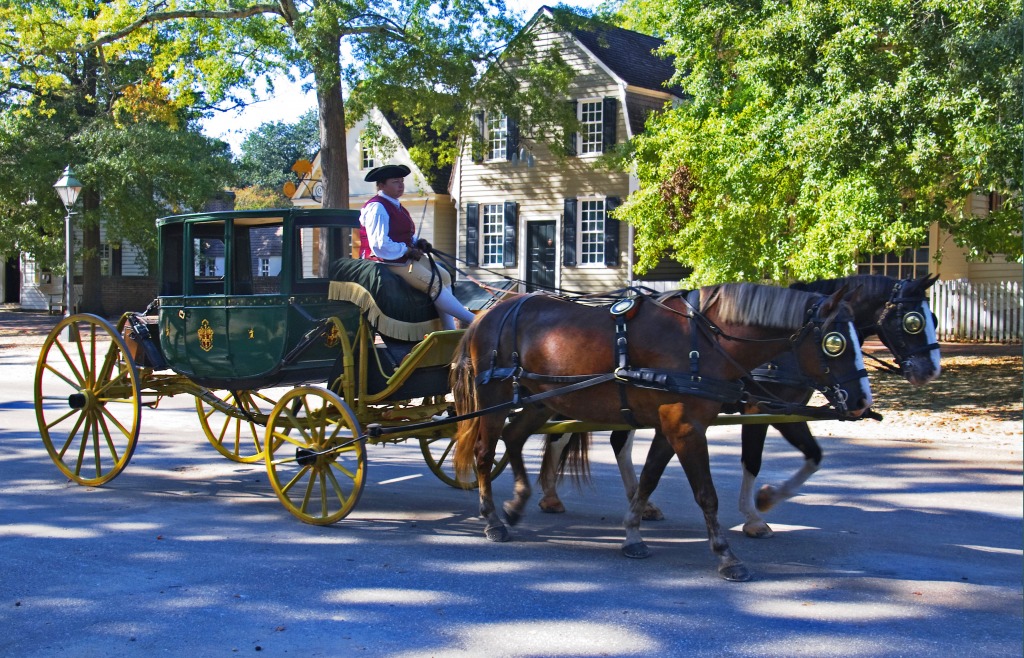 Duke of Gloucester Street, Williamsburg jigsaw puzzle in Puzzle of the Day puzzles on TheJigsawPuzzles.com