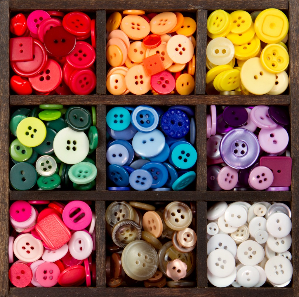 An Assortment of Buttons jigsaw puzzle in Handmade puzzles on TheJigsawPuzzles.com