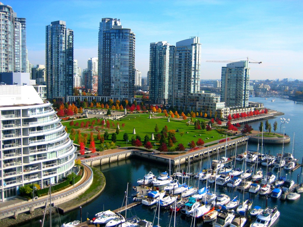 Vancouver Cityscape jigsaw puzzle in Puzzle of the Day puzzles on TheJigsawPuzzles.com